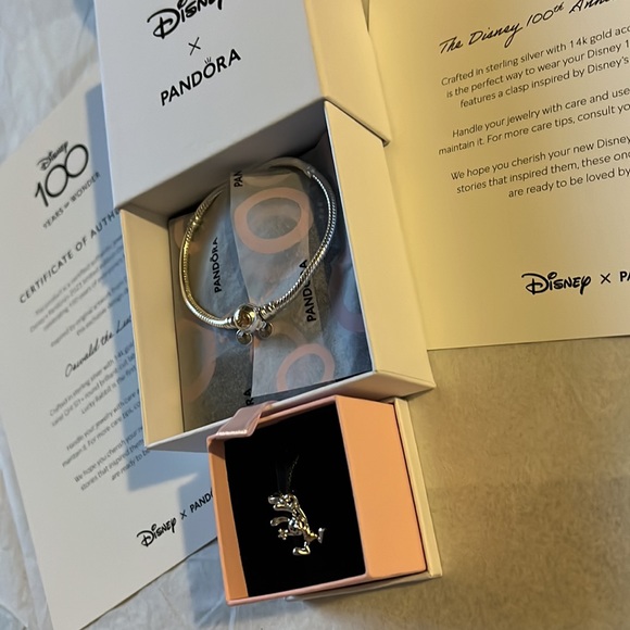 LIMITED EDITION 3pcs Set DISNEY PANDORA 100th Bracelet, Oswald and Mickey Box - Picture 3 of 16